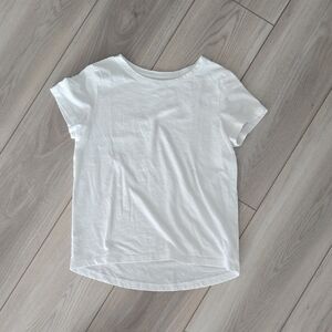 Kids White Short-Sleeve Tee